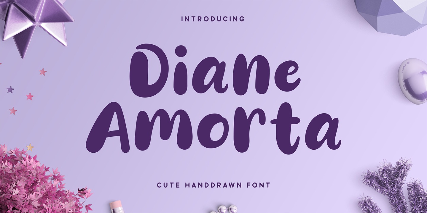 Przykład czcionki Diane Amorta Regular